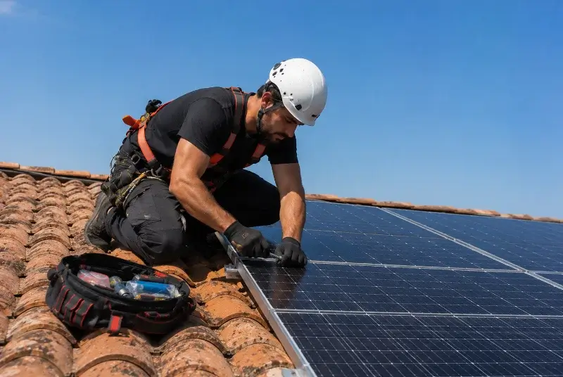 Maintenance et monitoring de panneaux solaires à Aiffres